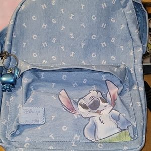 Loungefly stitch backpack with Keychain